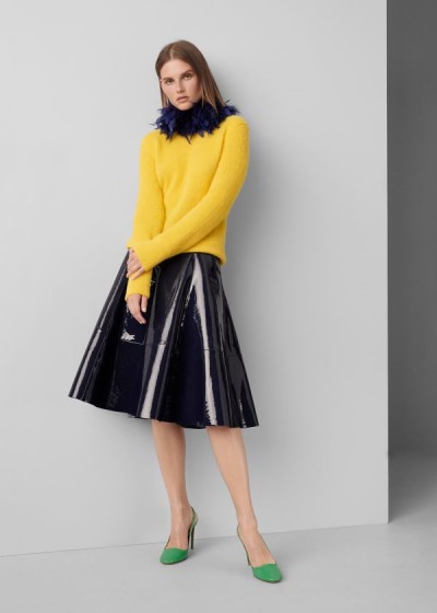 Women's Ralph Lauren Clyde Patent Leather Skirts | 724389XTL